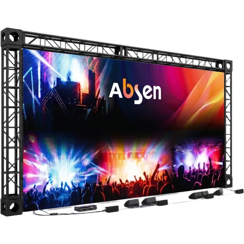 Kit Videowall LED Interior / ABSEN / 24 Gabinetes 500 x 500 / Pixel Pitch 2.6 mm / 1000 nits / Refacciones y Flight Cases Incluidos