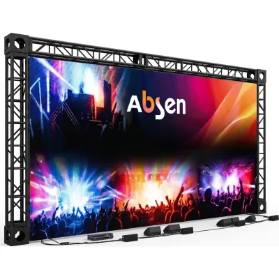 Kit Videowall LED Exterior / Absen / 24 Gabinetes 500 x 500 / Pitch 2.9 mm / 4000 nits / Refacciones y Flight Cases Incluidos