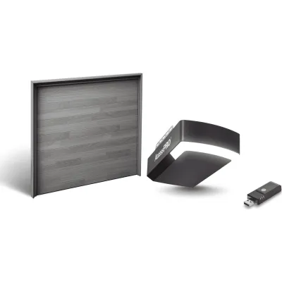 Kit Puerta de Garage 9x7 Pies / Insulada 43 mm / Motor FS1000M 1/2 HP / Interfaz WiFi ACCESSWIFI / Incluye 3 Controles