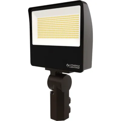 Reflector LED Ajustable + Conmutable + Fotocelda / 16000L / 18000L / 20000L / CCT 3000K-4000K-5000K / IP66 / Aluminio Fundido / 120-277V / 5 Tamaños / Eficiencia hasta 173 LPW