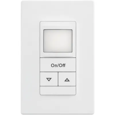 Sensor de Pared con Detección de Ocupación / Detección de Movimiento Pequeño hasta 20 ft (6.10 m) / PIR Pasivo / 180° / 120-277V / Cableado Neutral o Tierra