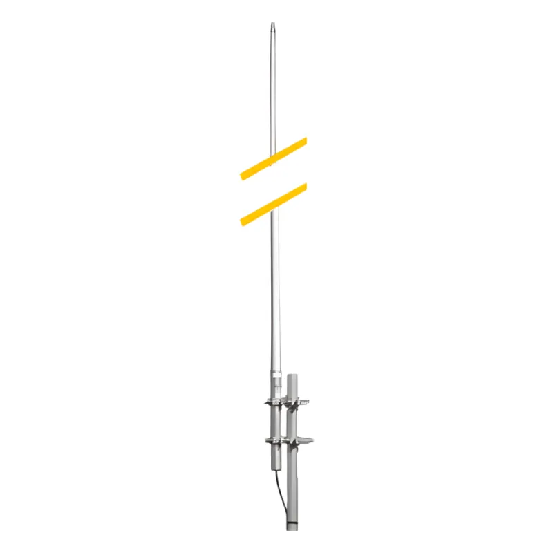 Antena Base de Fibra de Vidrio, 370-400 MHz, 6 dB, 500 Watt.