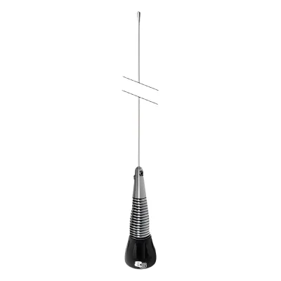 Antena Móvil VHF / UHF, Ajustable en Campo, Rango de Frecuencia 150 - 512 MHz.