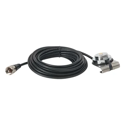 Montaje de 3/4" (Nmo) para Cajuela, 5 m de Cable RG-58A/U, Conector UHF (PL-259) Macho.