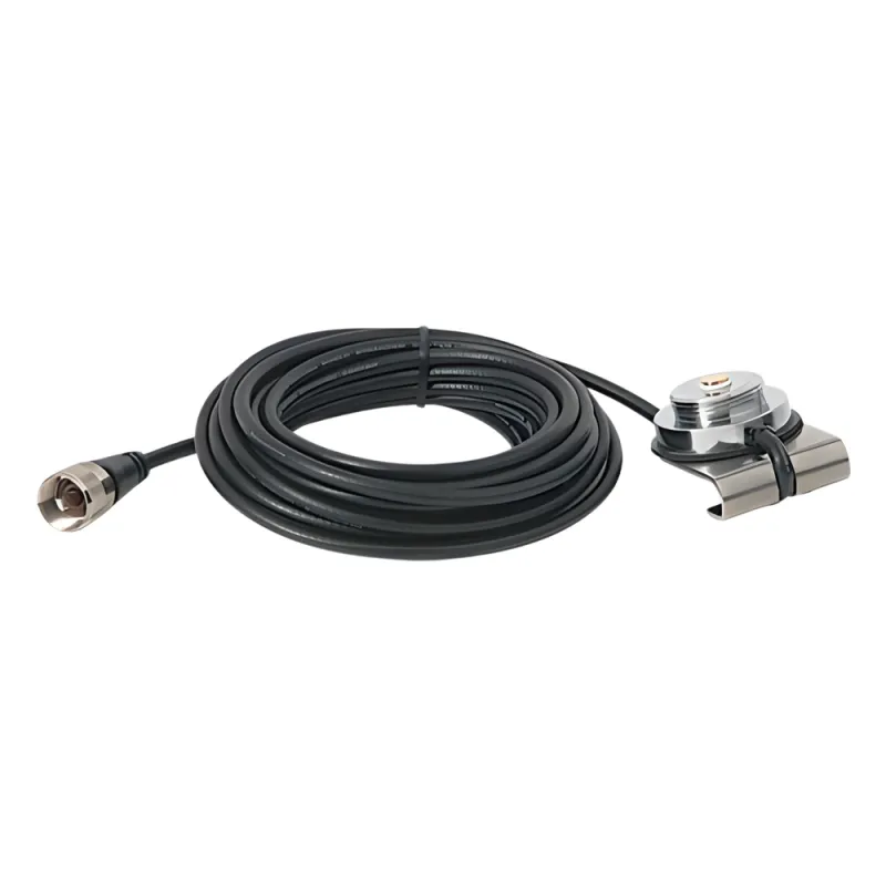 Montaje de 3/4" (Nmo) para Cajuela, 5 m de Cable RG-58A/U, Conector UHF (PL-259) Macho.