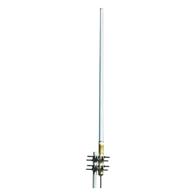 Antena Base TELEWAVE de Fibra de Vidrio, 405-440 MHz, 6 dB, Incluye montaje ANTC-482, 500 Watt, N Hembra.