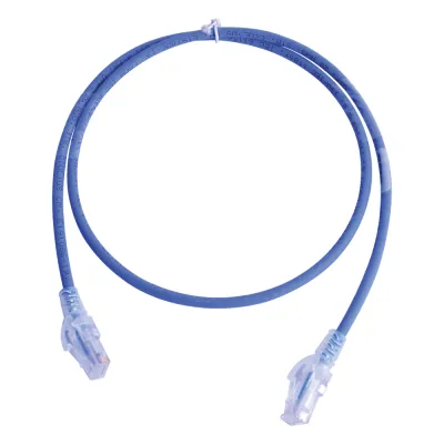 Patch Cord MC6 Modular Cat6 UTP, CM/LS0H, 0.91 Metros (3 Pies), Color Azul, Versión Bulk (Sin Empaque Individual)