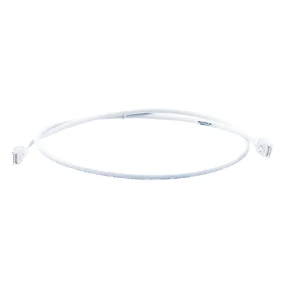 Patch Cord MC6 Modular Cat6 UTP, CM/LS0H, 0.91 Metros (3 Pies), Color Blanco, Versión Bulk (Sin Empaque Individual)