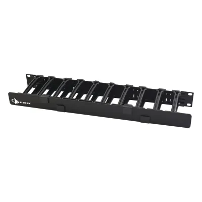 Organizador de Cable Horizontal RouteIT, Sencillo, Para Rack de 19in, 4in de profundidad, 1UR