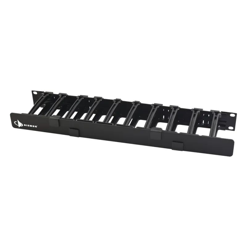 Organizador de Cable Horizontal RouteIT, Sencillo, Para Rack de 19in, 4in de profundidad, 1UR