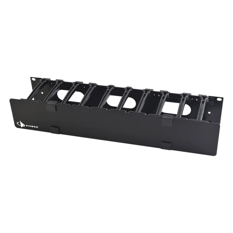 Organizador de Cable Horizontal RouteIT, Sencillo, Para Rack de 19in, 4in de profundidad, 2UR