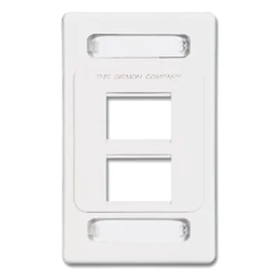 Placa de Pared Modular MAX, de 4 Salidas, Color Blanco