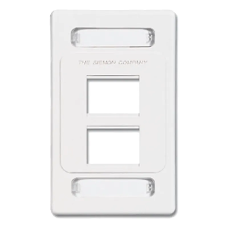 Placa de Pared Modular MAX, de 4 Salidas, Color Blanco