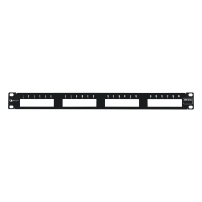 Patch Panel MAX Modular (Vacío), de 24 Puertos, Plano, 1UR