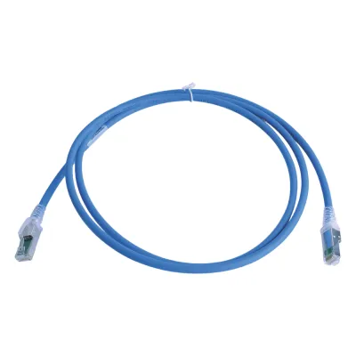 Patch Cord Z-MAX Cat6A S/FTP, CM/LS0H, 5ft, Color Azul