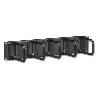 Organizador de cable, para montaje aéreo, con 5 soportes, 2UR