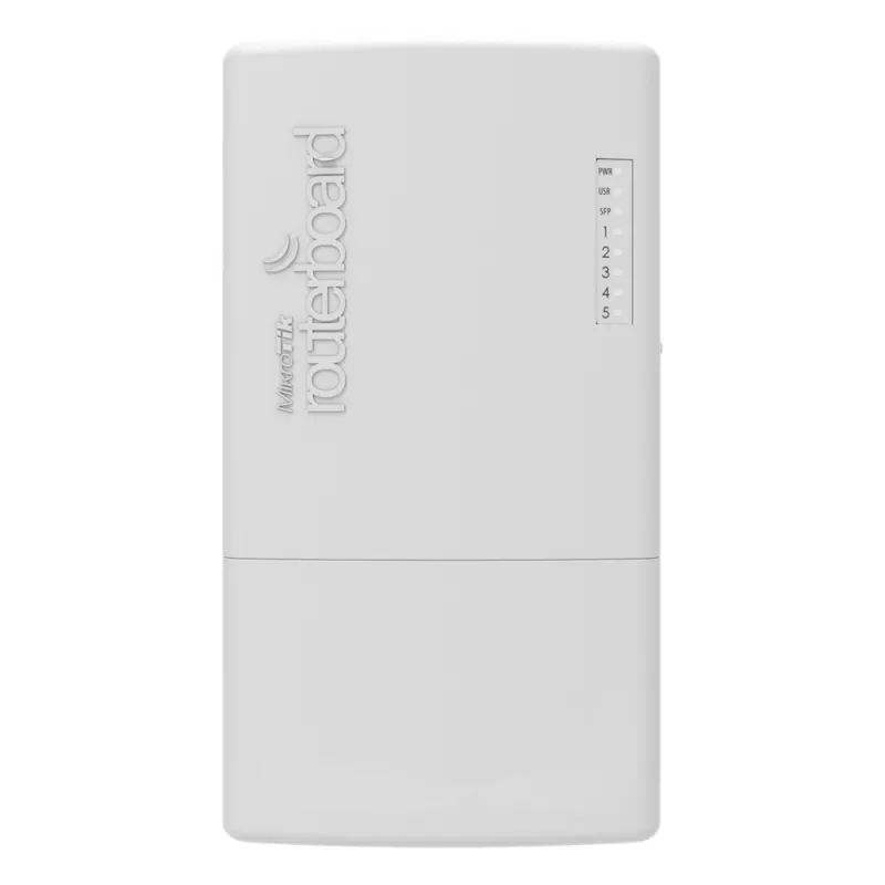 (PowerBox Pro) Router para exterior 5 puertos Gigabit, PoE Pasivo o 802.3af/at