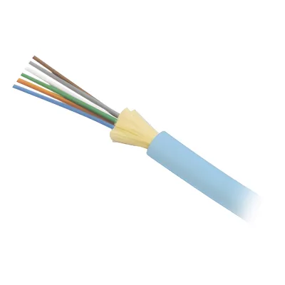 Cable de Fibra Óptica de 6 Hilos, Interior, Tight Buffer, No Conductiva (Dieléctrica), Plenum, Multimodo OM3 50/125 Optimizada, 1 Metro (3.28 Pies)