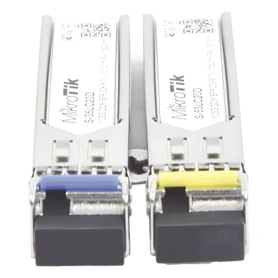 Transceptores MiniGbic SFP 1.25G LC WDM para fibra Mono Modo 20 Kms
