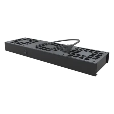 Kit de 3 Ventiladores 110 Vca (12 x 12 cm) con Clavija para Gabinete de Piso