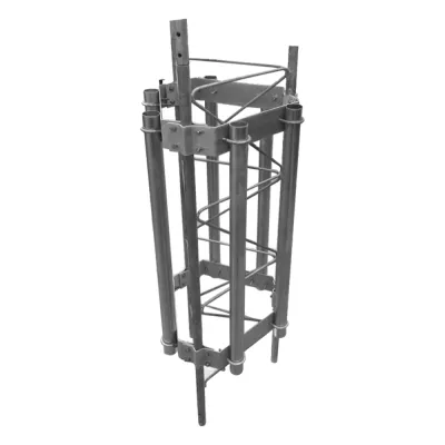 Herraje para 6 antenas sectoriales compatible con tramo STZ35G.