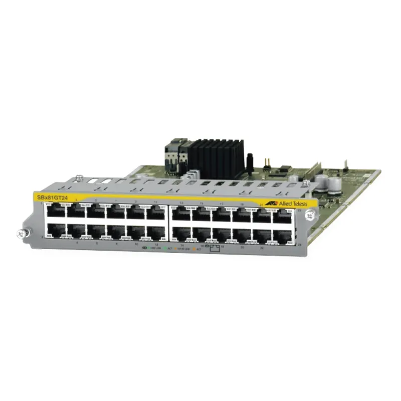 Tarjeta de línea Ethernet 10/100/1000T de 24 puertos PoE+, para SBx8100 Series