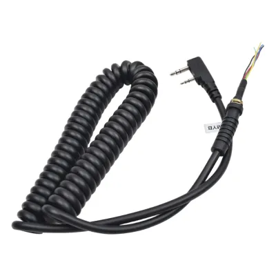 CABLE D/REEMPLAZO 2 PINES P/MIC-BOC D/RAD KENWOOD