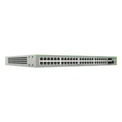 Switch PoE+ Administrable CentreCOM FS980M, Capa 3 de 48 Puertos 10/100Mbps + 4 SFP Gigabit, 375W