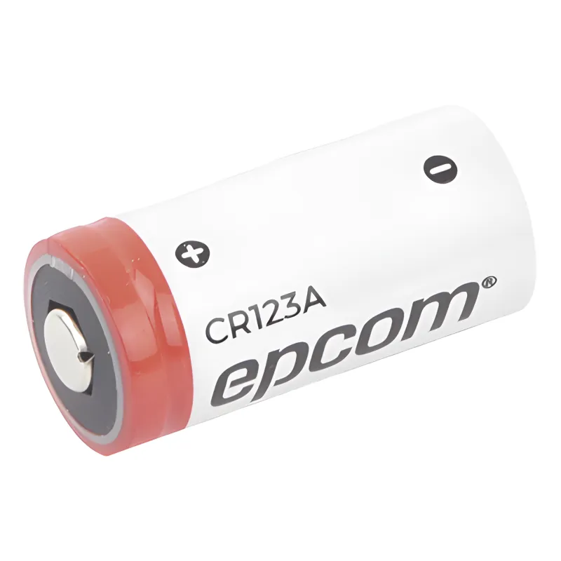 Batería de Litio CR123A / 3V / 1300 mAh / No Recargable / Acero Inoxidable / Operación -40°C a +60°C