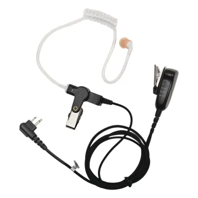 MICRÓFONO DE SOLAPA CON AUDÍFONO DISCRETO CON CABLE D/FIBRA TRENZADA ULTRA RESISTENTE P/ HYT TC-500/ 518/ 600/ 610/ 620/ 700/ 1600/ 70EX. MOTOROLA GP300/ SP50/ P1225/ PRO3150/ EP450/ EP350/ MAG ONE/ RDU2020/ XV2600.