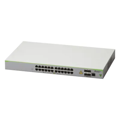 Switch Administrable CentreCOM FS980M, Capa 3 de 24 Puertos 10/100 Mbps + 4 SFP Gigabit