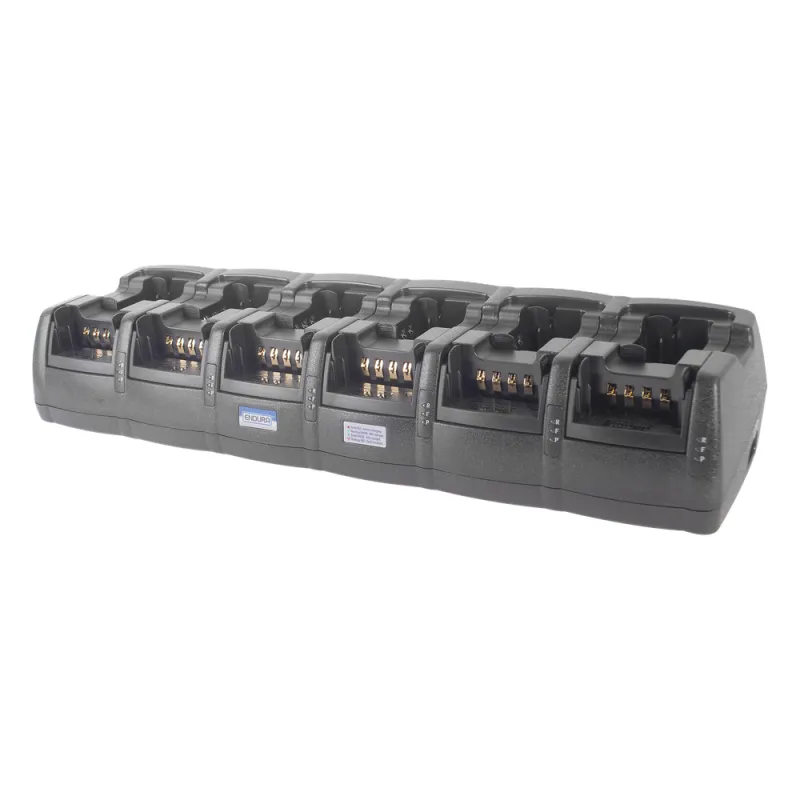 Multicargador 12 Cavidades para Baterías Li-Ion BP-265 / Compatible ICOM IC-F3003/4003