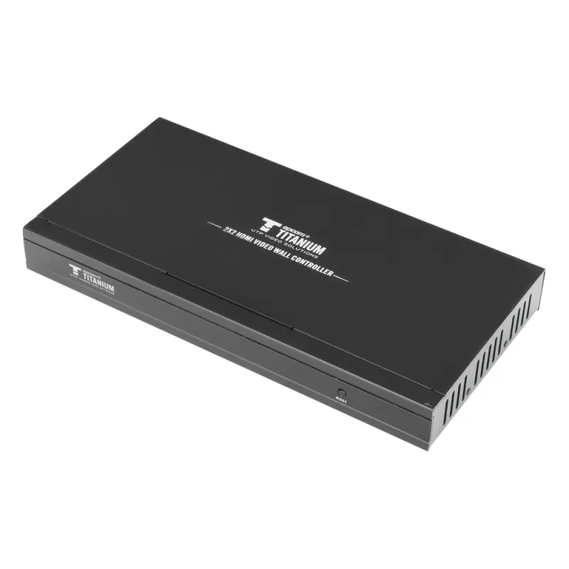 Controlador de VIDEOWALL de 2 x 2 / Distribuye en 4 pantallas el video de 1 Entrada HDMI / Resolución 1080p a 60 Hz. / Salida de audio de 3.5mm / Modo pantalla Completa o Modo Clon / Muy Fácil de crear una pared de Video Wall