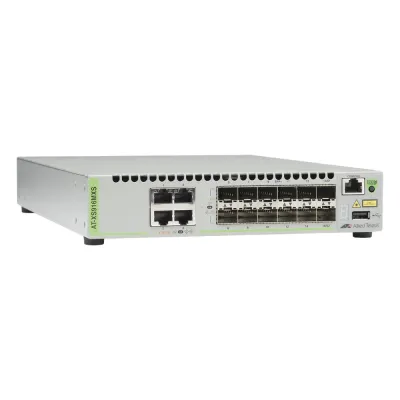 Switch Capa 3 Stackeable 10 Gigabit , 12 puertos SFP/SFP+ 10G y 4 puertos 100/1000/10G Base-T (RJ-45)