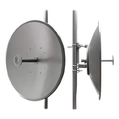 Antena para enlaces Carrier Class Polaridad Sencilla, Frec. 4.9 - 5.9 GHz Ganancia 32 dBi,