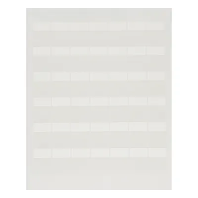 Paquete de Hojas con 2500 Etiquetas de Identificación Auto-Laminadas para Impresora Láser/Inyección de Tinta, para Cables de 4.1 a 8.1 mm de Diámetro (10 - 6 AWG), Color Blanco