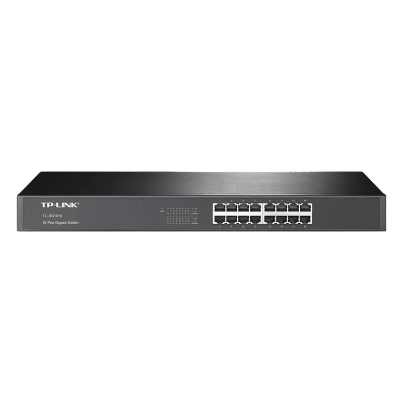 Switch Gigabit no administrable de 16 puertos 10/100/1000 Mbps para rack