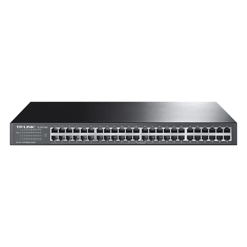 Switch no administrable de 48 puertos 10/100 Mbps para montaje en rack