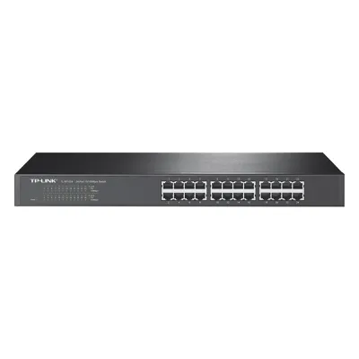 Switch no administrable de 24 puertos 10/100 Mbps para montaje en rack