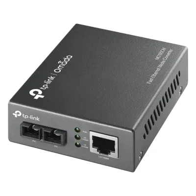 Convertidor Fibra Óptica Multimodo / 1 Puerto RJ45 10/100 Mbps / Puerto Fibra Óptica SC 100 Mbps / Hasta 2 Km / Plug and Play