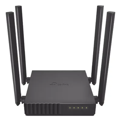 Router Inalámbrico doble banda AC, 2.4 GHz y 5 GHz Hasta 1200 Mbps, 4 antenas externas omnidireccional, 4 Puertos LAN 10/100 Mbps, 1 Puerto WAN 10/100 Mbps, Versión 6