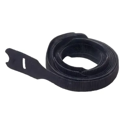 Kit de 10 Cintas de Contacto, de 12.7mm (.50in) de Ancho, 203mm (8in) de Largo, Color Negro