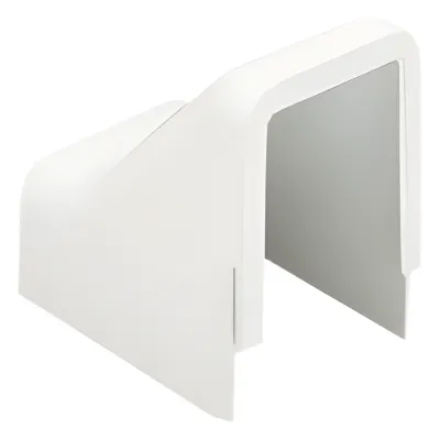 Conexión para techo falso/entrada, para uso con canaleta LD3, material ABS, Color Blanco Mate