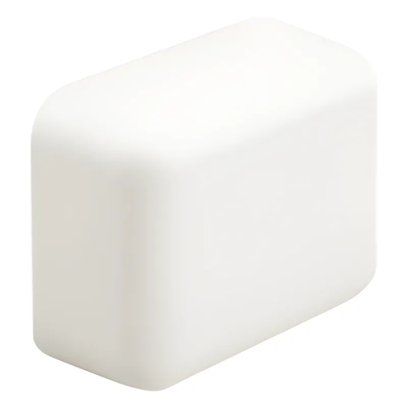 Tapa Final, para uso con canaleta LD3, material ABS, Color Blanco Mate