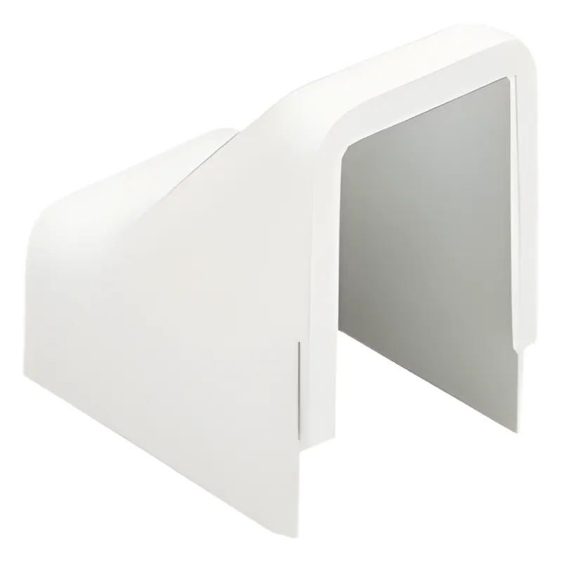 Conexión para techo falso/entrada, para uso con canaleta LD10, material ABS, Color Blanco Mate