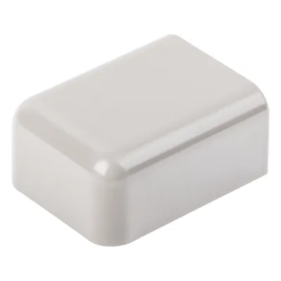 Tapa Final, para uso con canaleta LD10, material ABS, Color Gris