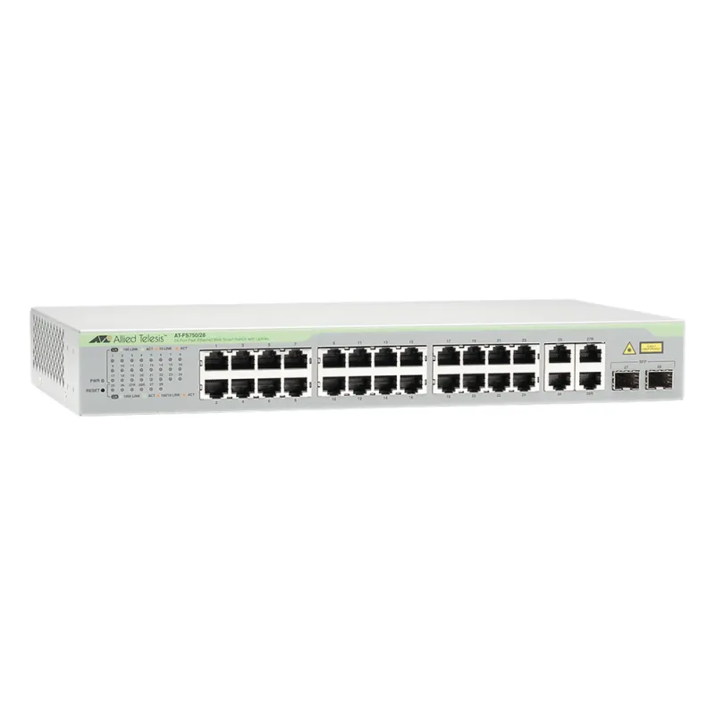 Switch WebSmart de 24 puertos 10/100 Mbps + 2 puertos 10/100/1000 Mbps + 2 SFP Gigabit Combo