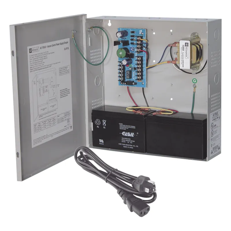 Fuente de poder para control de acceso de 12/24 Vcc @ 1.75 A