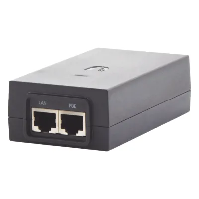 Adaptador PoE Ubiquiti de 50 VDC, 1.2 A puerto Gigabit para equipos airFiber