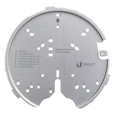 Montaje profesional para Access Points UniFi de plato (AC-PRO/AC-LR/AC-HD/U6-LR/U6-PRO/otros).